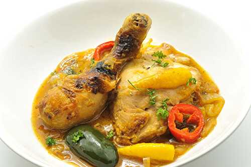 Poulet yassa au citron main de Bouddha