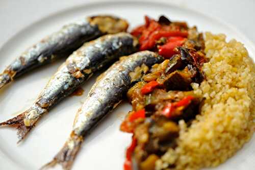 Un repas sain et pas cher : sardines et ratatouille