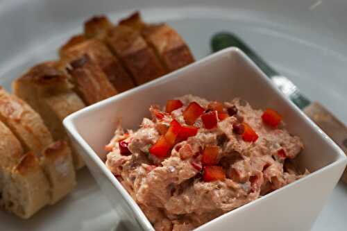 Rillettes de thon au poivron rouge