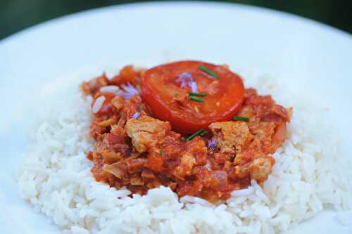 Thon à la tomate et au chorizo