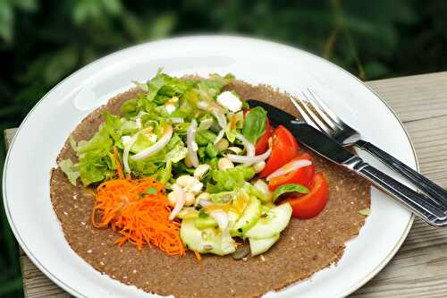 L’idée de la semaineCrêpes aux crudités