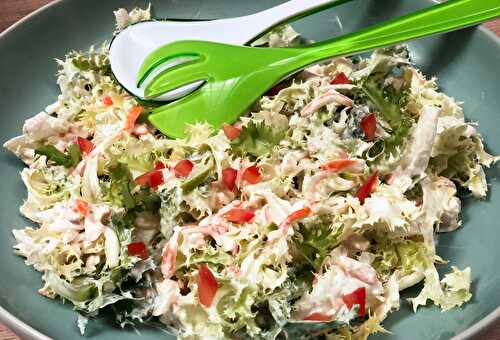 Les idées-minute Salade frisée au surimi