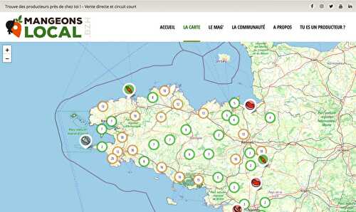 Mangeons local : le site qui répertorie les producteurs