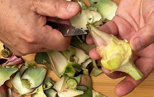 Préparer l’artichaut poivrade