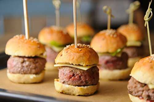 Des mini burgers comme des burgers