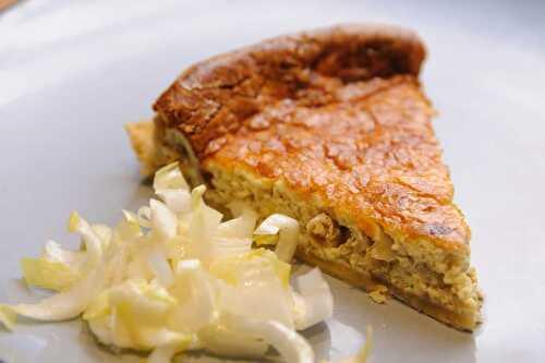 Quiche aux barbes de Saint-Jacques