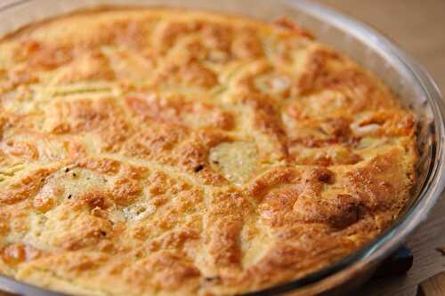 Tarte aux restes de fromages