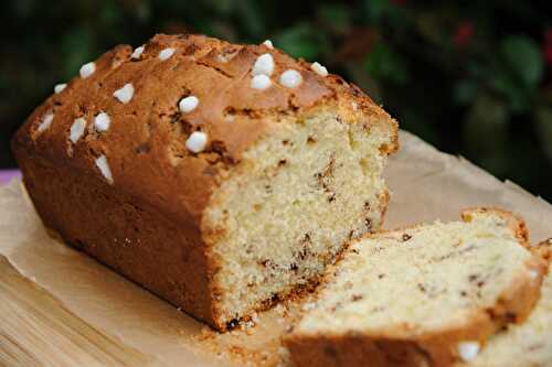 Cake aux vermicelles de chocolat