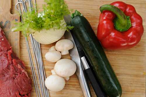 Les légumes au barbecue