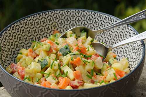 Macédoine maison aux légumes de printemps