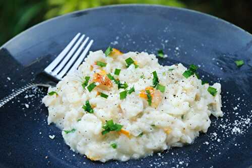 Risotto aux restes de haddock