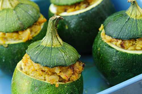 Courgettes rondes farcies aux sardines