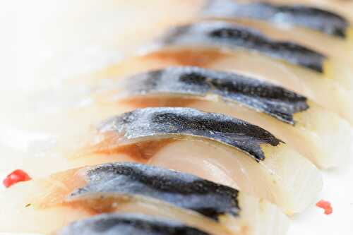 Sashimi de maquereau
