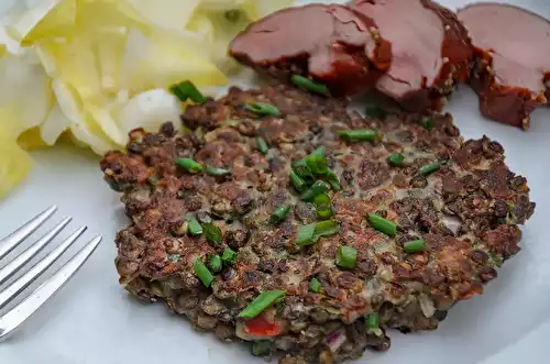 Galettes / steaks de lentilles