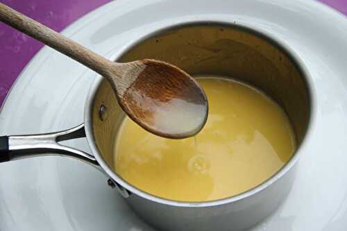 Congeler la sauce au beurre blanc