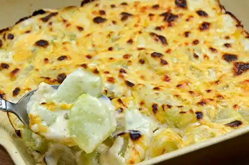 Gratin de chayottes