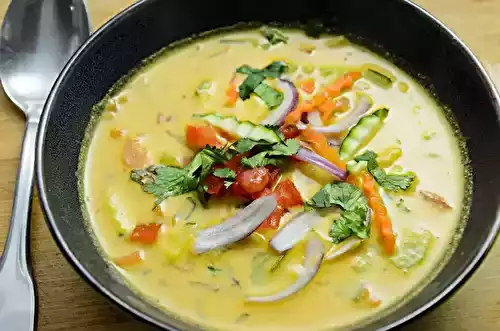 Une soupe aux allures thaï