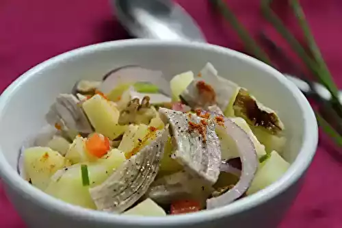 Salade d'andouille et pommes de terre