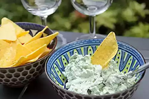 Tartinade de fromage blanc à l'ail des ours