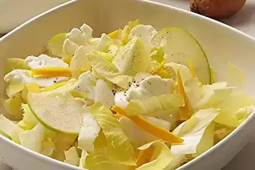 Une salade toute blanche