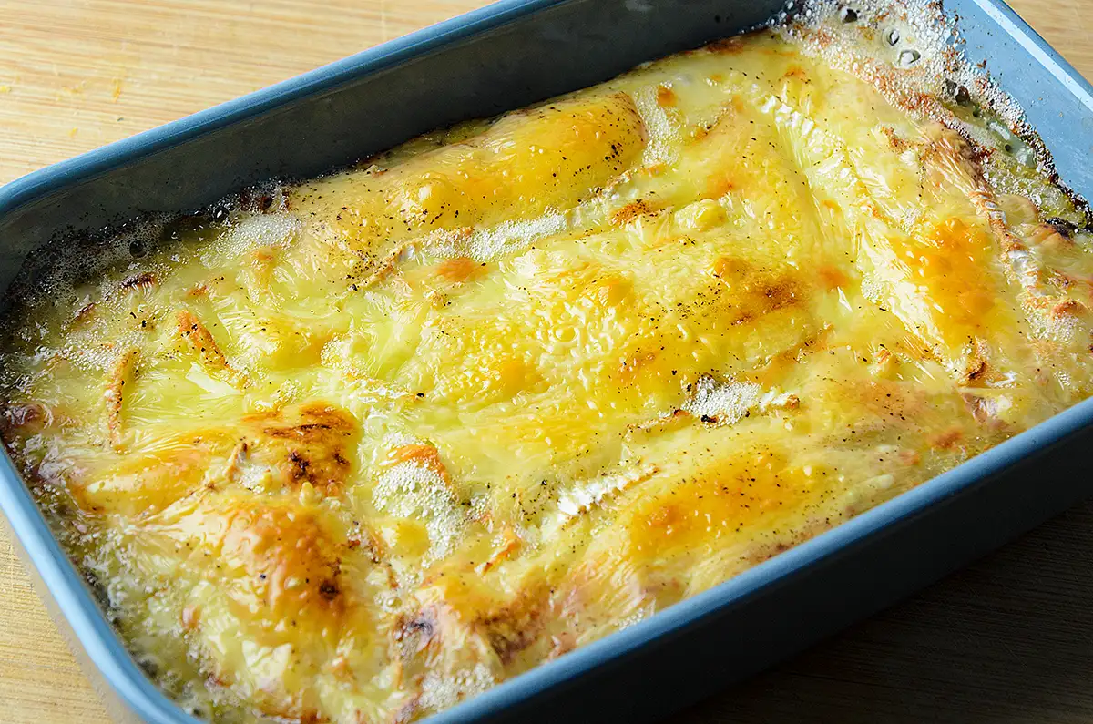 Gratin de courge de Nice au camembert