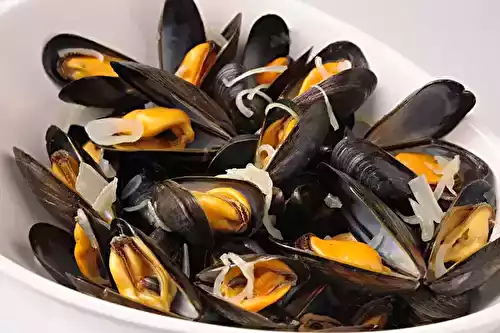 Moules marinières à l'échalote