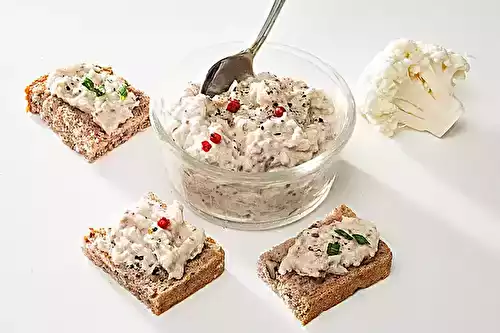 Rillettes de sardines au chou-fleur