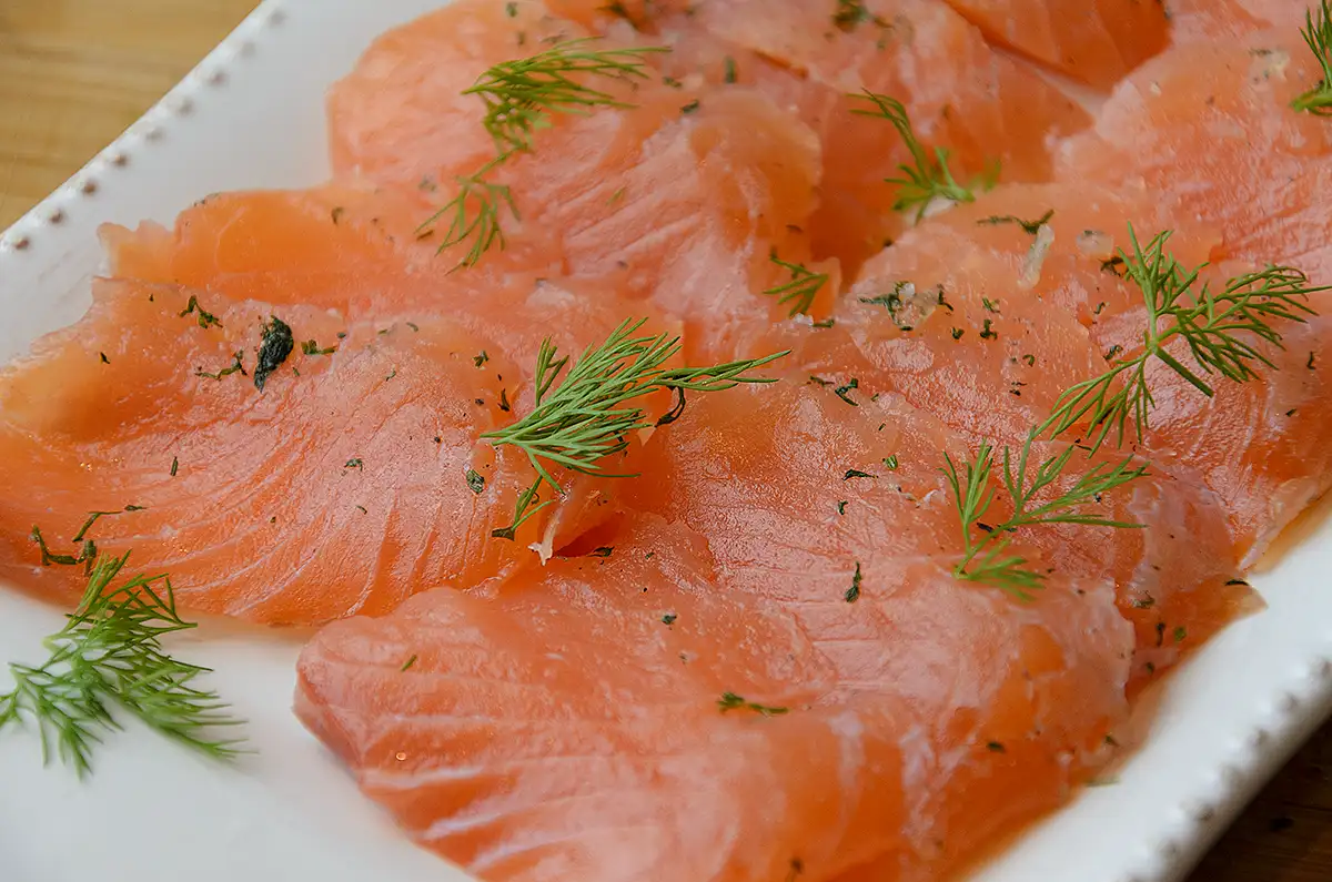 Saumon gravlax