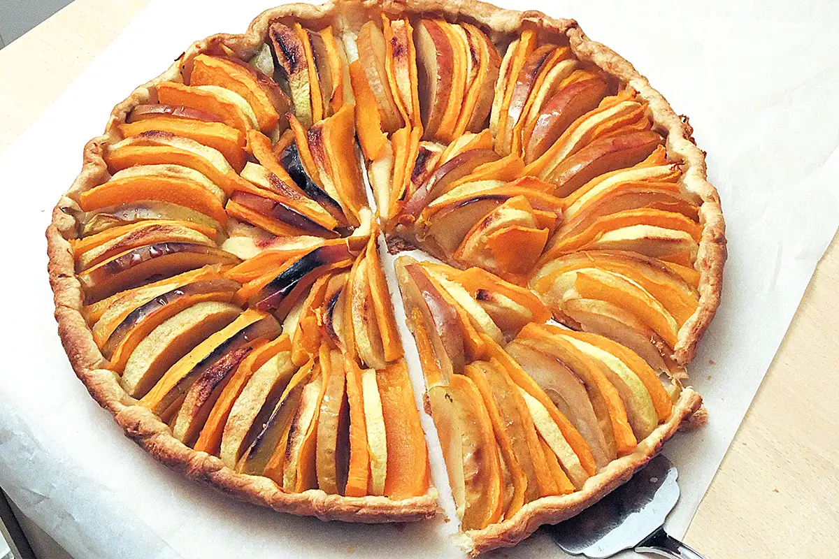 Tarte pommes et potimarron