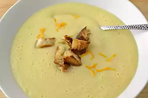 Soupe au chou-fleur et aux écorces d'oranges
