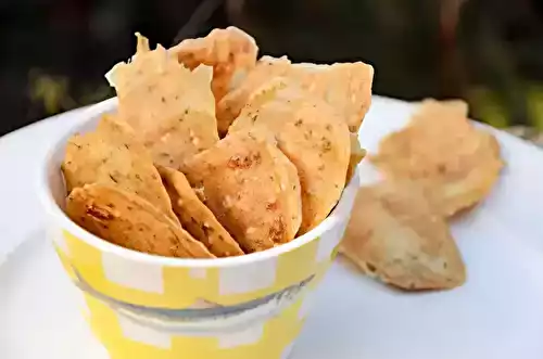 Chips de blancs d'œufs