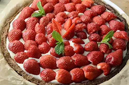 Tarte aux fraises à la crème pâtissière