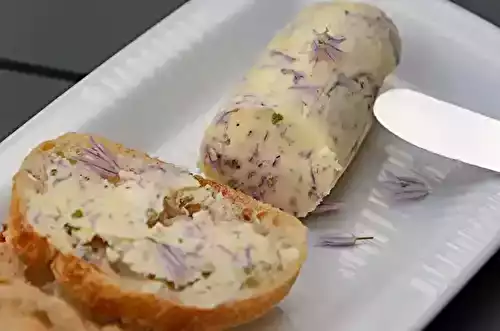 Beurre de fleurs de ciboulette