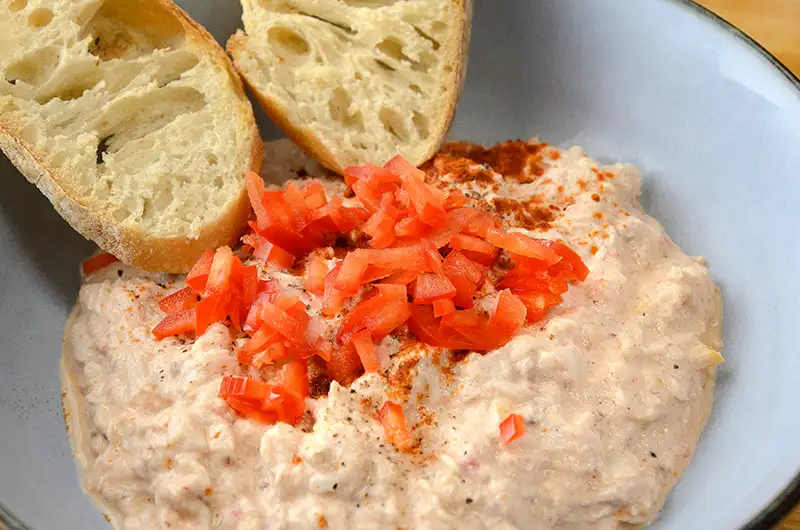 Rillettes de chair et foie de rouget au citron