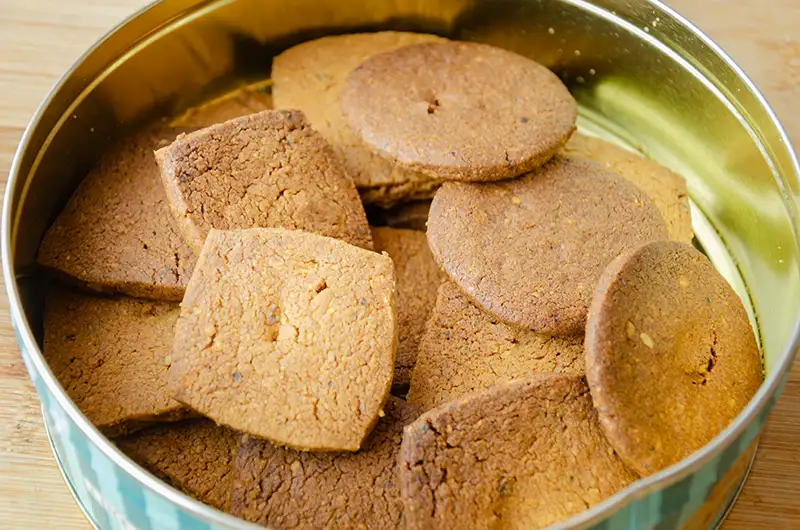 Biscuits à la farine de pois chiches