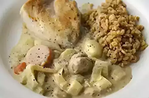 Châtaignes et légumes (presque réussi)