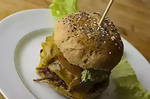 Burger au canard confit