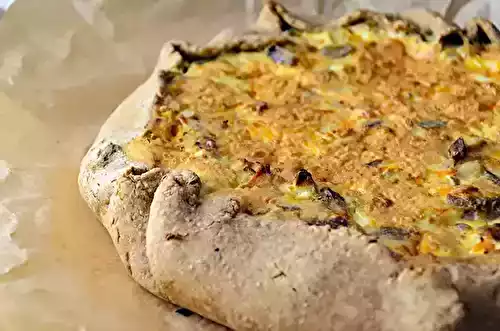 Pâte à tarte rustique healthy sans beurre