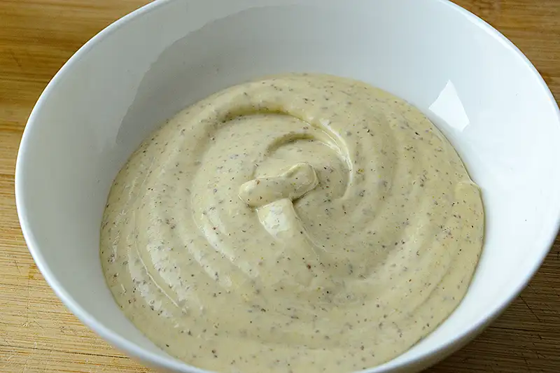Mayonnaise au tahini maison