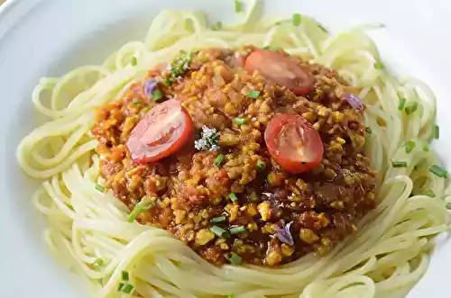 Spaghettis à la bolognaise, version simple
