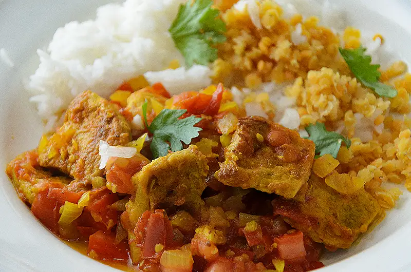 Rougail saucisse vegan