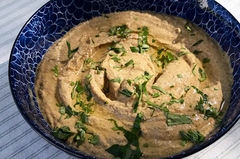 Baba ganoush, moutabal et caviar d’aubergine