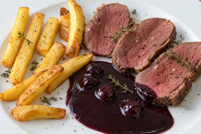 Sauce aux myrtilles