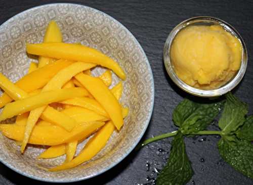 Assiette de mangue