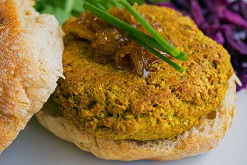 Burgers de tofu et shiitakes