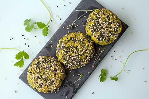 Burgers végétaliens de haricots noirs et patate douce