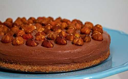 Cheese cake chocolat - noisettes