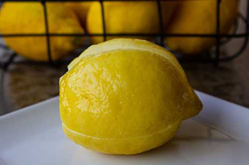 Citrons "confits" au sel