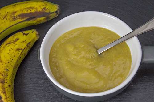 Coulis de bananes au sirop d'érable