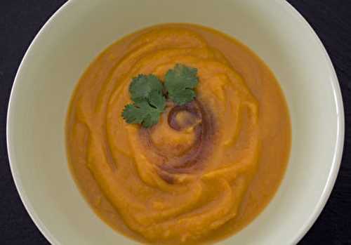 Crème de courge butternut aux châtaignes